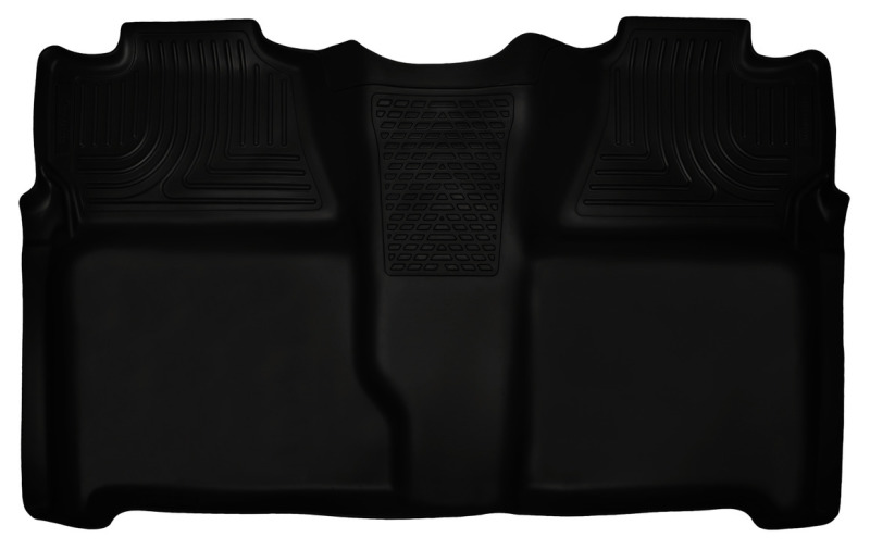 Chevrolet Silverado 2500HD Floor Mats - Rear - Husky Liners - WeatherBeater - Black - `07-`13